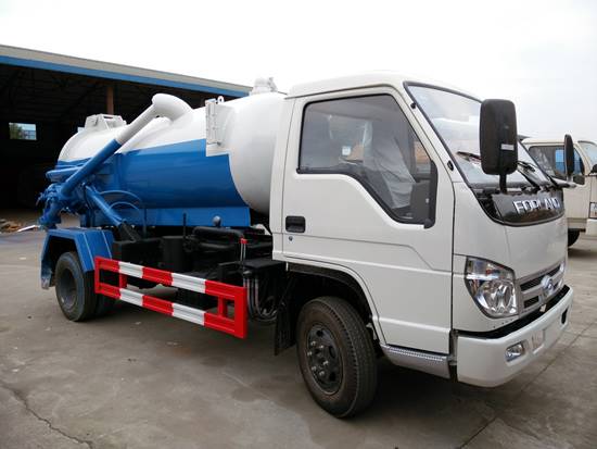 福田小卡2方蓝牌吸污车 厂家直销，高效清洗吸污解决方案